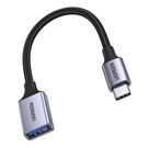 USB C (male) - USB (female) 3.0 OTG cable 0.15m Ugreen US378 - black, Ugreen