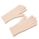 Braided phone gloves with cutouts for fingers - pink, Hurtel