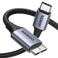 USB C / micro USB-B 3.0 cable Ugreen US565 5Gb/s 3A 0.5m - gray, Ugreen