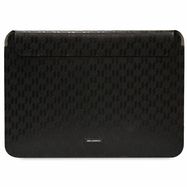 Karl Lagerfeld Saffiano Plaque case for a 14&quot; laptop - black, Karl Lagerfeld
