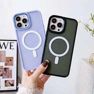 Magnetic Color Matte Case for iPhone 15 Plus - green, Hurtel