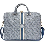 Guess 4G Printed Stripes bag for a 16&quot; laptop - blue, Guess