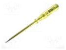 Voltage tester; insulated; slot; 4,0x0,6mm; Blade length: 100mm C.K