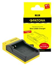 PATONA Slim USB charger with USB-C input for Canon NB-4L Digital Ixus i zoom i zoom i7 i7 800 IS 850 IS, PATONA