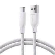 Joyroom Multi-Color Series S-A34 USB-A / USB-C 100W Cable 1m - White, Joyroom