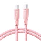 Joyroom SA34-CC3 USB-C - USB-C PD cable 60W 480Mb/s 1m - pink, Joyroom