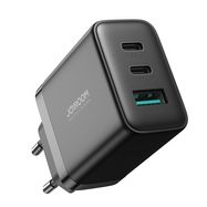 Joyroom JR-TCF10 fast charger 2x USB-C USB-A 32W - black, Joyroom