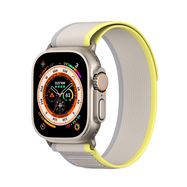 Sport Velcro Strap for Apple Watch 9 / 8 / 7 / 6 / SE / 5 / 4 / 3 / 2 / 1 (38, 40, 41 mm) Dux Ducis Strap YJ Version - yellow-beige, Dux Ducis