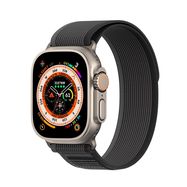 Sport Velcro Strap for Apple Watch 9 / 8 / 7 / 6 / SE / 5 / 4 / 3 / 2 / 1 (38, 40, 41 mm) Dux Ducis Strap YJ Version - Black and Gray, Dux Ducis