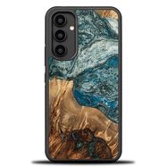Wood and resin case for Samsung Galaxy A54 5G Bewood Unique Planet Earth - blue-green, Bewood