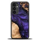 Wood and Resin Case for Samsung Galaxy A54 5G Bewood Unique Violet - Purple Black, Bewood