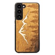Wooden case for Samsung Galaxy S23 Plus Bewood Mountains Imbuia, Bewood