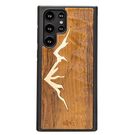 Wooden case for Samsung Galaxy S22 Ultra Bewood Mountains Imbuia, Bewood