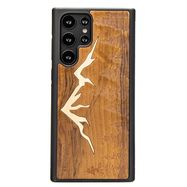 Wooden case for Samsung Galaxy S22 Ultra Bewood Mountains Imbuia, Bewood