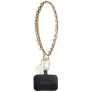 Guess GUOUCHSAMC4P Universal Hand Strap case - pink Saffiano Chain 4G Charm, Guess