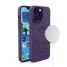 MagSafe Woven Case for iPhone 15 Pro - purple, Hurtel
