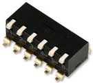 SWITCH, DIL, PIANO, SMD, 6WAY