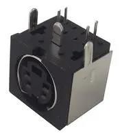 SOCKET, MINI-DIN, PCB, 4POLE