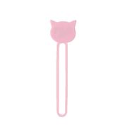 Silicone cable reel - pink, Hurtel