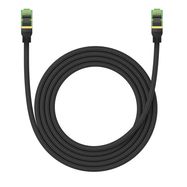 Baseus fast RJ45 cat. network cable. 8 40Gbps 2m braided black, Baseus