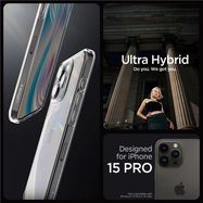 Spigen Crystal Hybrid iPhone 15 Pro Case - Clear, Spigen