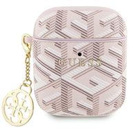 Guess GUA2PGCE4CP case for AirPods 1/2 - pink GCube Charm, Guess