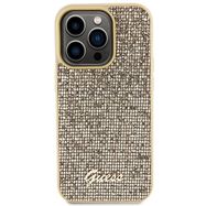 Guess Disco Metal Script case for iPhone 15 Pro - gold, Guess