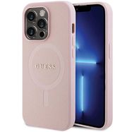 Guess GUHMP13XPSAHMCP case for iPhone 13 Pro Max - pink Saffiano MagSafe, Guess