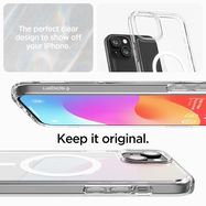 Spigen Ultra Hybrid Mag Case with MagSafe for iPhone 15 Plus - White, Spigen