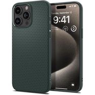 Spigen Liquid Air iPhone 15 Pro Max Case - Dark Green, Spigen