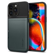 Spigen Slim Armor CS Case for iPhone 15 Pro Max - Dark Green, Spigen