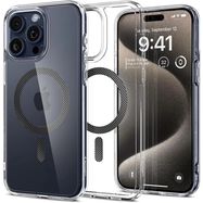 Spigen Ultra Hybrid Mag Case with MagSafe for iPhone 15 Pro Max - Gray, Spigen