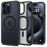 Spigen Ultra Hybrid Mag Case with MagSafe for iPhone 15 Pro - Clear Black, Spigen