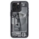Spigen Ultra Hybrid Mag Case with MagSafe for iPhone 15 Pro - Dark Gray (Zero One Pattern), Spigen