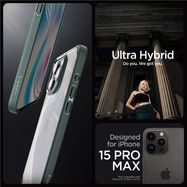 Spigen Ultra Hybrid iPhone 15 Pro Max Case - Dark Green, Spigen