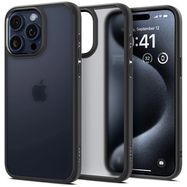 Spigen Ultra Hybrid iPhone 15 Pro Case - Clear Black, Spigen