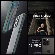 Spigen Ultra Hybrid iPhone 15 Pro Case - Dark Green, Spigen