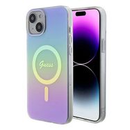 Guess IML Iridescent MagSafe case for iPhone 15 Plus - purple, Guess