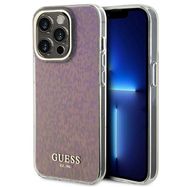 Guess GUHCP15LHDECMP iPhone 15 Pro 6.1&quot; pink/pink hardcase IML Faceted Mirror Disco Iridescent, Guess