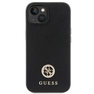 Guess GUHCP15MPS4DGPK iPhone 15 Plus 6.7&quot; black/black hardcase Strass Metal Logo, Guess