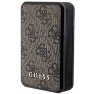 Guess Powerbank 18W GUPB10DP4GEGW 10000mAh brown/brown 4G Leather Metal Logo, Guess