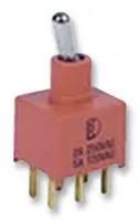 SWITCH, PCB, DPDT, ON-ON
