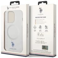 US Polo USHMP15LUCIT iPhone 15 Pro 6.1" transparent MagSafe Collection, U.S. Polo Assn.