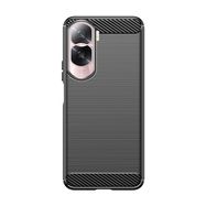 Carbon Case for Honor 90 Lite / X50i - black, Hurtel
