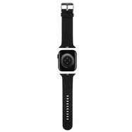 Karl Lagerfeld 3D Rubber Karl&amp;Choupette Heads strap for Apple Watch 38/40/41mm - black, Karl Lagerfeld