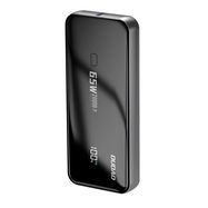 Dudao K65 20000mAh 65W Powerbank 1x USB-C 2x USB-A with display - black, Dudao