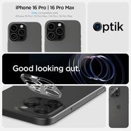Spigen Optik.tR Camera Protector for iPhone 14 Pro / Pro Max / 15 Pro / Pro Max / 16 Pro / Pro Max - Transparent 2 pcs., Spigen