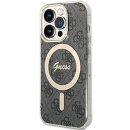 Guess IML 4G MagSafe case for iPhone 15 Pro - black, Guess