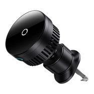 Baseus MagPro Series car holder with 15W inductive charger for air vent - black, Baseus