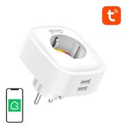 Smart plug WiFi Gosund SP112 2xUSB, 16A, Tuya, Gosund